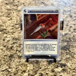 1st Edition RARE Bodal's Dagger Battlegear 67/100 Chaotic Trading Card NM - Image 1
