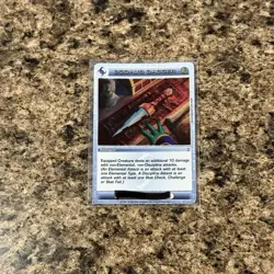 1st Edition RARE Bodal's Dagger Battlegear 67/100 Chaotic Trading Card NM - Image 4