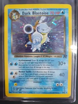 Dark Blastoise 3/82 Holo - Team Rocket Set - Pokemon Card - Lightly Played - Image 1