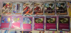Pokemon Prismatic Evolutions Lot. Pokeballs Masterballs and Trainer Cards - Image 1