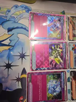 Pokemon Prismatic Evolutions Lot. Pokeballs Masterballs and Trainer Cards - Image 5