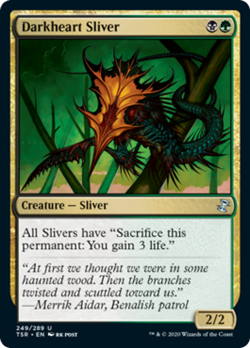 Darkheart Sliver FOIL Time Spiral Remastered NM Uncommon CARD ABUGames - Image 1