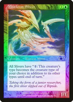 Mistform Sliver FOIL Legions NM Blue Common MAGIC THE GATHERING CARD ABUGames - Image 1