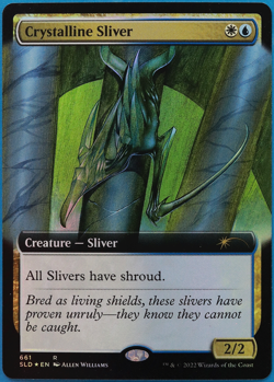 Crystalline Sliver (Secret Lair Promo) FOIL NM MTG MAGIC CARD (495363) ABUGames - Image 1