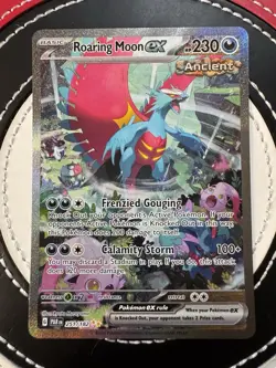 Pokemon TCG Roaring Moon EX Paradox Rift Holo Card 251/182 - Image 1