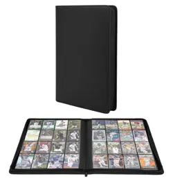 Premium 1000+ Pockets Trading Card Binder, 16-Pocket Ringless Side-Loading Album - Image 1