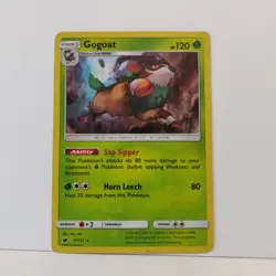 Gogoat Crimson Invasion #11/111 Holo Single LP SM Pokemon Trading Card - Image 1
