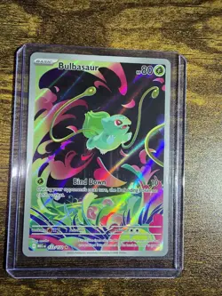 Bulbasaur 133/132 Mega Evolutions Illustration Rare Pokemon Card - Image 1