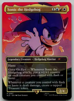 Sonic the Hedgehog M Secret Lair Drop Series 2087 NM - Image 1