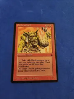GOBLIN WIZARD FRESH FROM A PACK THE DARK (MTG) - Image 1