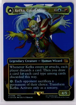 Kefka, Court Mage (0398) (Borderless) Final Fantasy Foil - Image 1