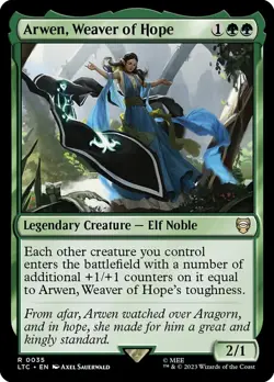 [1x] Arwen, Weaver of Hope Near Mint, English The Lord of the Rings Commander MT - Image 1