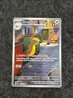 Gumshoos 153/132 Illustration Rare Pokemon Mega Evolution NM - Image 1