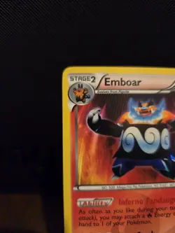 Pokemon TCG Emboar 100/99 Secret Shiny Holo Next Destinies 🌟NM/MINT🌟 - Image 2