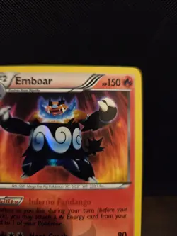 Pokemon TCG Emboar 100/99 Secret Shiny Holo Next Destinies 🌟NM/MINT🌟 - Image 3