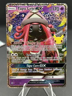 Pokemon Tapu Lele GX Celebrations Classic Collection Holo #60/145 - Image 1