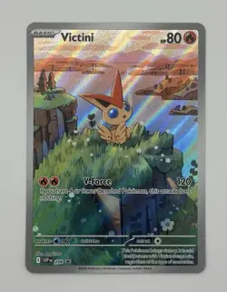 Pokemon TCG Victini 208 Full Art Black Star Promo Black Bolt White Flare NM - Image 1