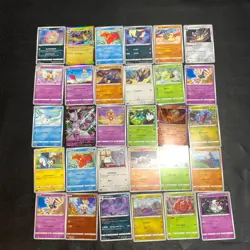 Pokemon Card Lot Of 30 Japanese Common Uncommon Rare - Image 1