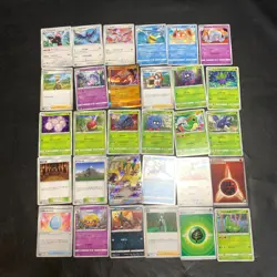 Pokemon Card Lot Of 30 Japanese Common Uncommon Rare - Image 1