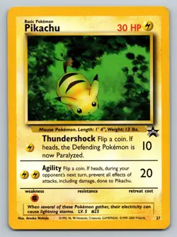 Pokemon TCG Pikachu 27/53 Wotc Promo MP - Image 1