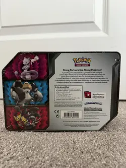 Pokemon TCG: Mewtwo & Mew GX Tag Team Tin Factory Sealed - Image 4