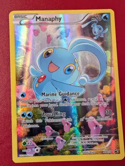 Manaphy XY113 Holo Promo Pokemon Card Near Mint Condition - Image 1