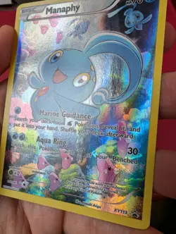 Manaphy XY113 Holo Promo Pokemon Card Near Mint Condition - Image 3