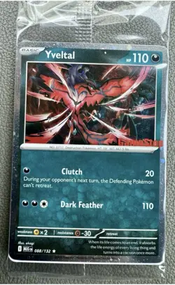 Pokemon TCG Yveltal 088/132 GameStop Exclusive Promo Sealed - Image 1