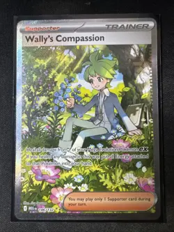 Wally's Compassion 186/132 Pokemon Mega Evolution SIR - Image 1