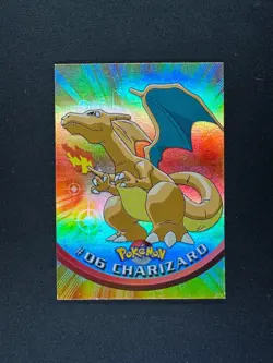 topps Pokemon TV Animation Edition Series 1 Rainbow Foil #06 Charizard #6 - Image 1