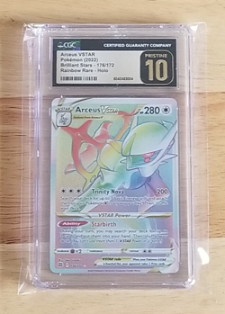 Pokemon tcg- Arceus VSTAR- Brilliant Stars (176/172) - CGC Grade 10 Pristine - Image 1