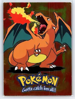 1999 Topps Pokemon - Charizard E6 of 12 Movie Edition FOIL - Image 1