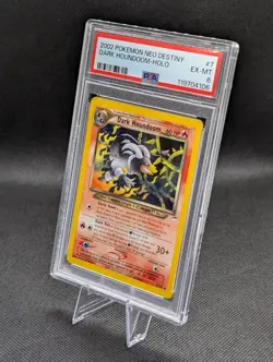 2002 Pokemon Neo Destiny #7 Dark Houndoom Holo PSA 6 - Image 2