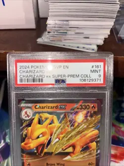 2024 POKEMON SVP EN #161 CHARIZARD EX PSA 9 SV BLACK STAR PROMO - Image 2
