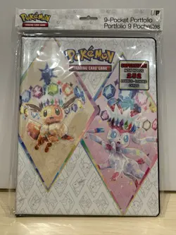 Prismatic Evolutions Scarlet & Violet ULTRA PRO Pokemon TCG 9 Pocket BINDER NEW - Image 1