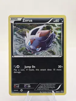 Zorua BW12 Black & White Holo LP Lightly Played Pokemon - Image 1