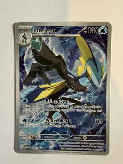 Inteleon 142/132 Illustration Rare IR Pokemon TCG Mega Evolutions - Image 1