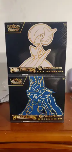 Pokemon TCG Mega Evolutions Elite Trainer Box Gardevoir and Lucario Art Sealed - Image 1