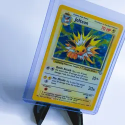 Pokemon TCG Jolteon Jungle 4/64 Holo Unlimited Holo Rare WOTC LP-NM - Image 3