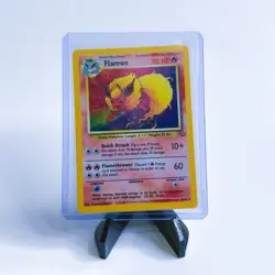 Pokemon TCG Flareon 3/64 Jungle Set Holo Rare Unlimited LP-NM - Image 1