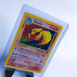 Pokemon TCG Flareon 3/64 Jungle Set Holo Rare Unlimited LP-NM - Image 2