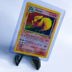 Pokemon TCG Flareon 3/64 Jungle Set Holo Rare Unlimited LP-NM - Image 3