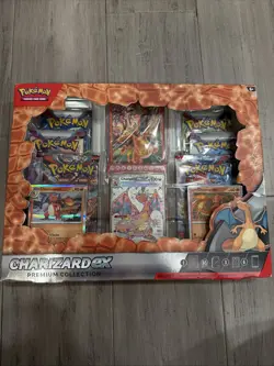 Pokemon Charizard ex Premium Collection Box SEALED B (DMG) 250010 820650873232 - Image 1