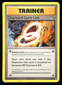 2016 XY - Evolutions Charizard Spirit Link #75 Non Holo Pokemon Card - Image 1