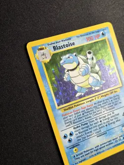 Blastoise 2/102 Base Set Holo Rare MP Vintage WOTC Pokemon Card 1999 - Image 4