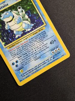 Blastoise 2/102 Base Set Holo Rare MP Vintage WOTC Pokemon Card 1999 - Image 5