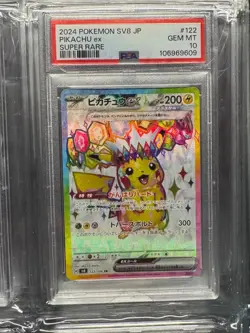 Lot of 6 PSA Graded Pokemon Cards + Binder!- 10/9- Pikachu, Charizard Mew - Image 3