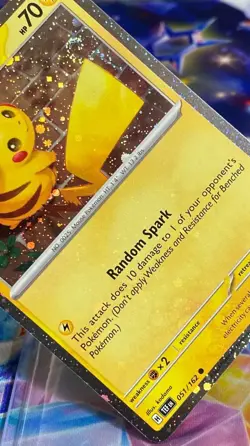 Pikachu [Holo Bleed+Swirl] - (051/162) Cosmos - Temporal Forces - Pokemon Card - Image 2