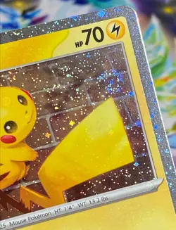 Pikachu [Holo Bleed+Swirl] - (051/162) Cosmos - Temporal Forces - Pokemon Card - Image 3