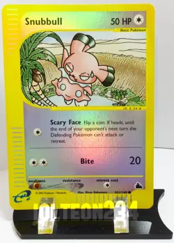 Pokemon TCG Card - Snubbull (Skyridge) 101/144 Reverse Holo Common - Image 1